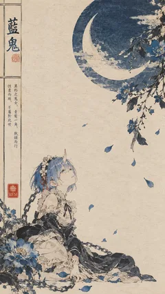 蓝发鬼女 - No.5